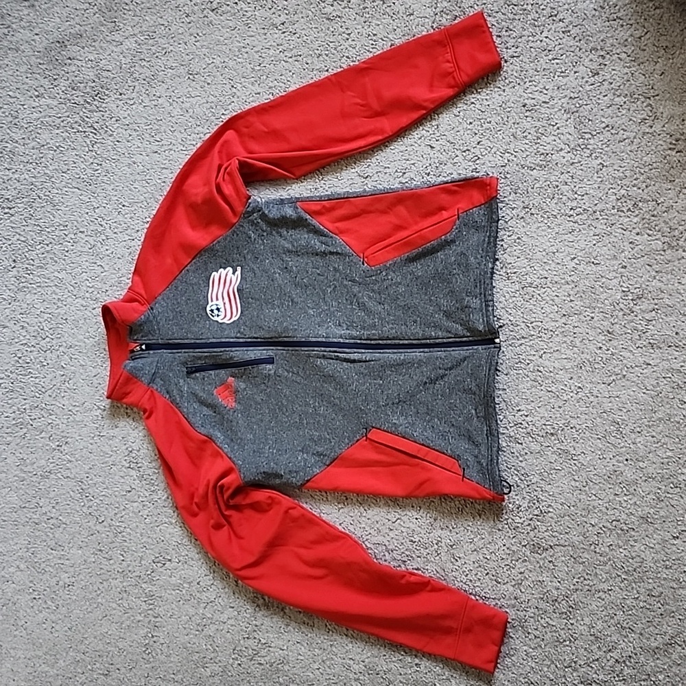 New England Revolution Adidas Zip up Fleece